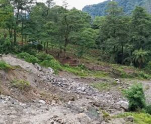 Road condition in North Sikkim