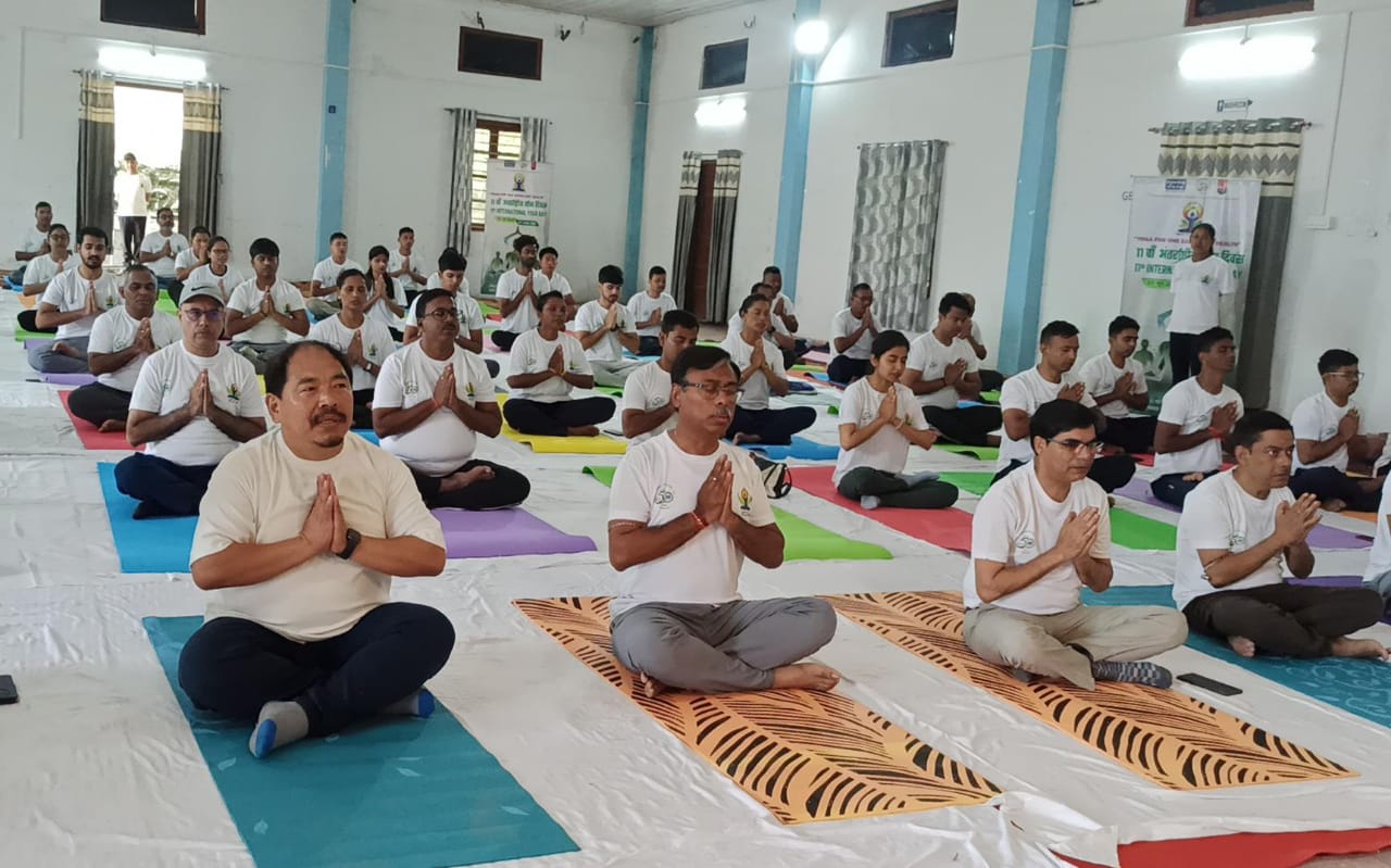 Yoga Day by NHPC